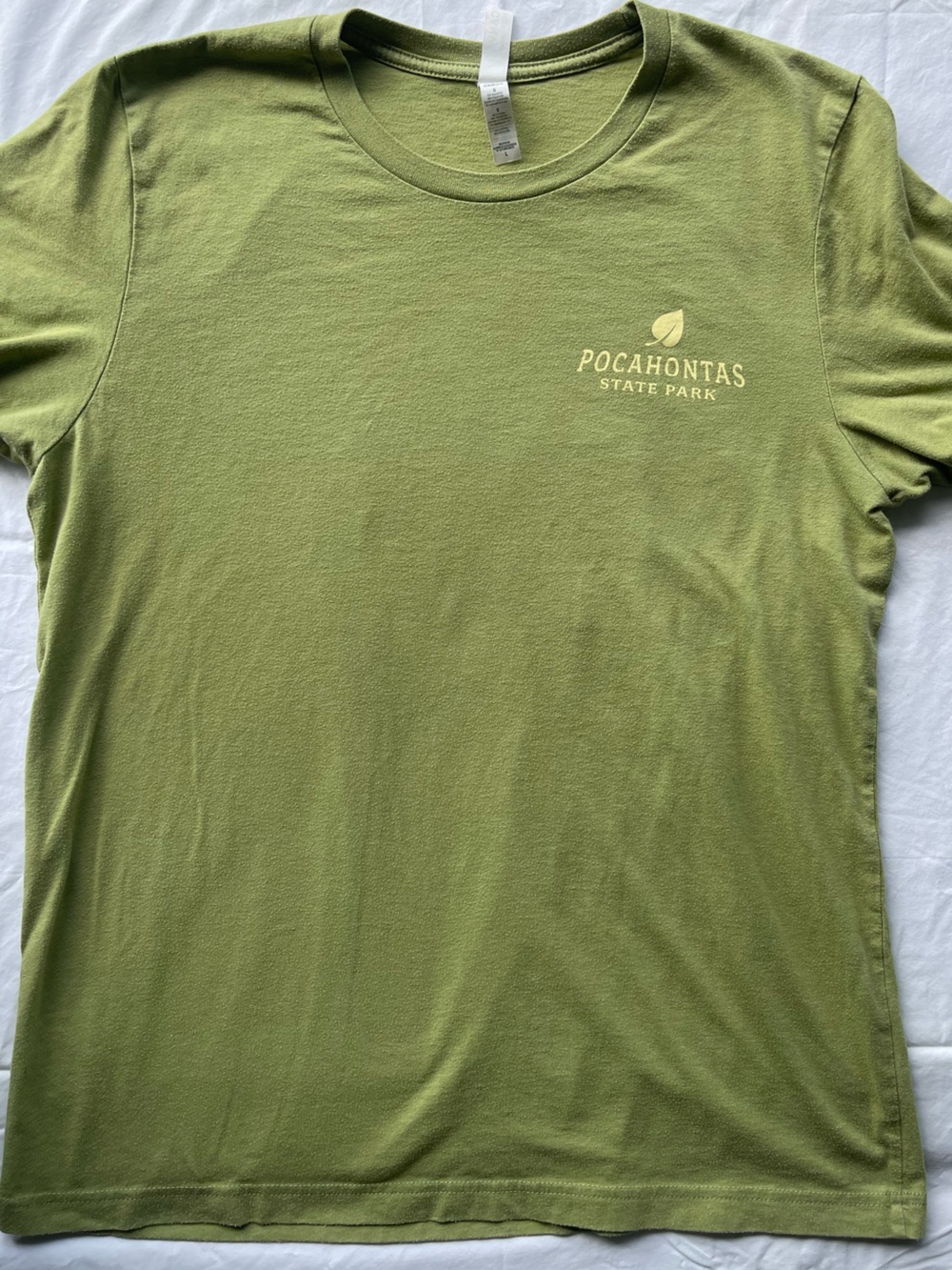 Bella Canvas Olive Green Pocahontas State Park Tee